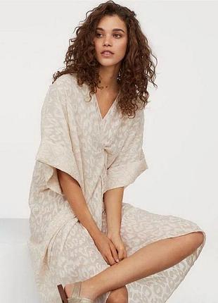 Жіноча туніка h&m бежева напівпрозора