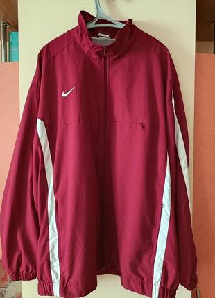 Вітровка чоловіча спортивна nike бордова xxl