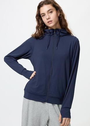 Спортивна худі на блискавці uniqlo airism uv cut розмір xl