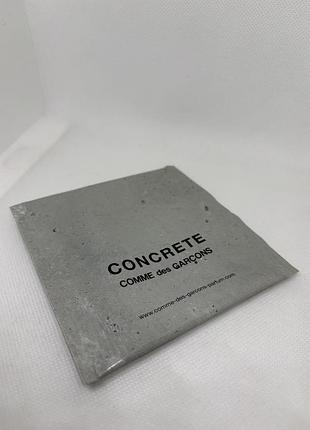 Оригинальный пробник concrete comme des garcons парфюмированная вода