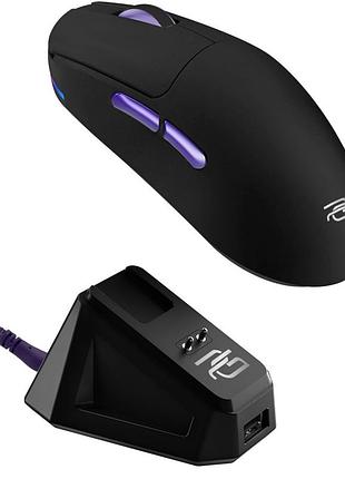 Бездротова ігрова миша proove gaming superfight wireless with charging dock black/purple