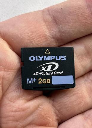 Флеш карта флешка olympus xd m+ 2gb xd-picture card