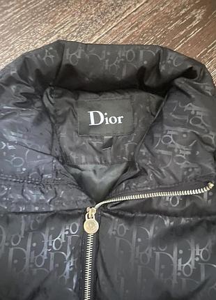 Куртка жіноча dior чорна тепла 8