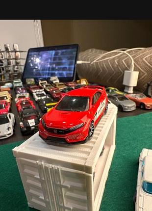 Колекційна машинка hot wheels honda civic type r