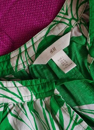 Хлопковое платье миди от h&amp;m 4