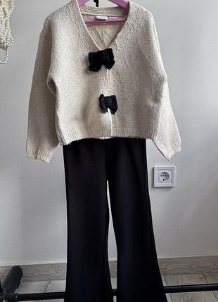 Кардиган zara з бантами 5