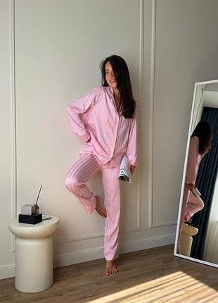 Піжама шовк victoria’s secret, шовкова піжама 3