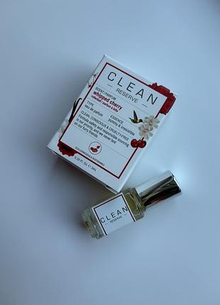 Мініатюра парфумованої води clean reserve whipped cherry eau de parfum with vanilla and coconut