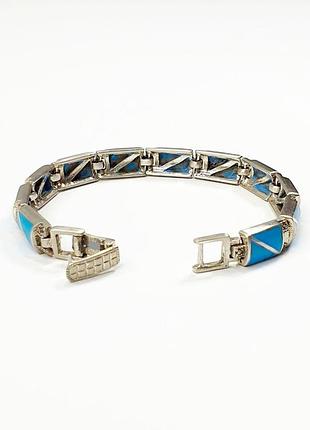 Серебряный браслет с бирюзой 3