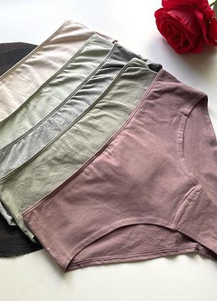 5 шт набір бавовняних базових трусиків h&m