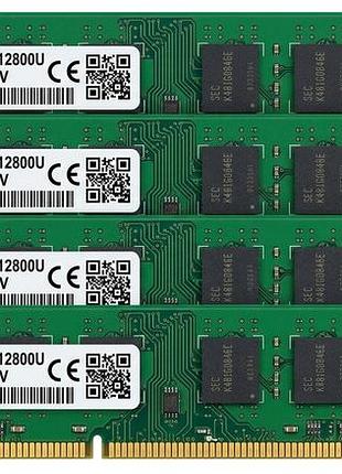 Комплект 4 шт 32 гб (8гбx4) motoeagle ddr3 1600 мгц pc3-12800u оперативна пам'ять 32 гб ддр3 1600 мгц для пк