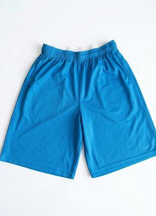 Спортивні шорти чоловічі nike dri fit блакитні, розмір m