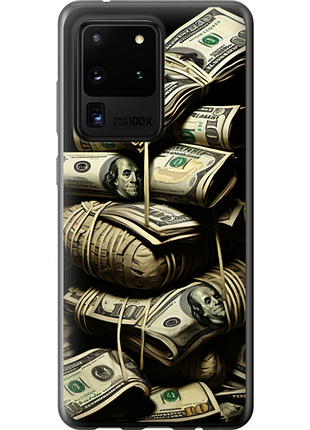 Чехол на samsung galaxy s20 ultra big money из пластика fch_0023707