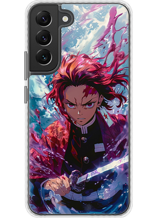 Чехол на samsung galaxy s22 plus танджиро камадо: клинок рассекающий демонов bumper fch_0175897