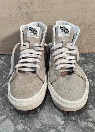Кеди унісекс vans сірі, розмір 38 (24 см), замша