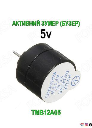Активный зуммер 12 мм (пьеизовылучатель) для arduino / микроконтроллеров