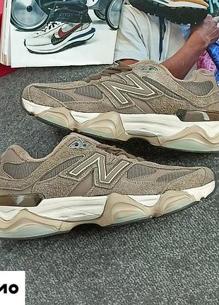 Термо кроссовки new balance 9060 brown термо