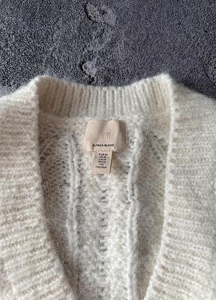Кардиган  h&m alpaca blend 9