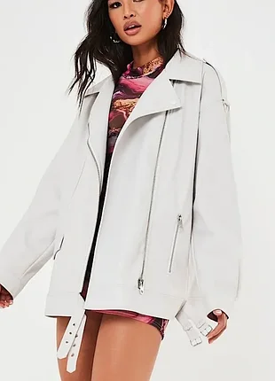 Куртка жіноча missguided косуха біла