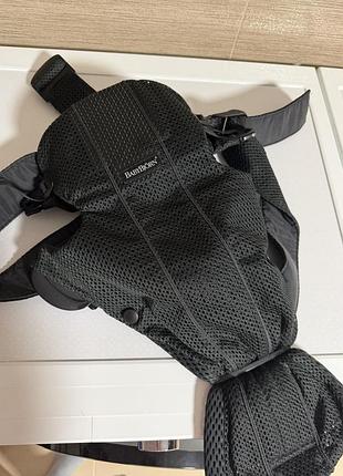 Кенгуру babybjorn mini 3d mesh black 3