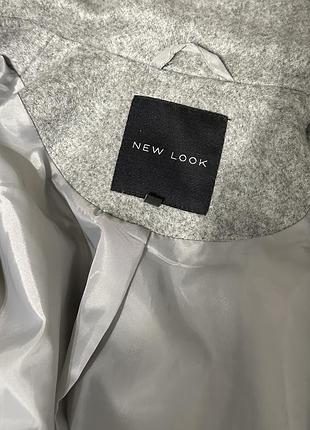 Сіре пальто new look 8