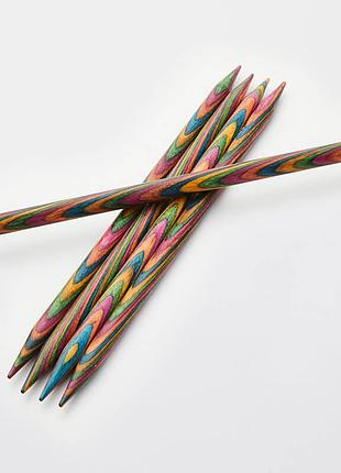 Спицы носочные knitpro symfonie wood, 15 см (3,25 мм)