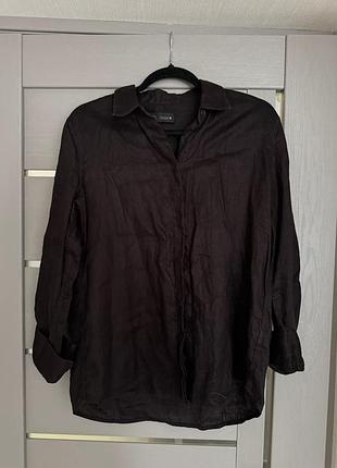 Нова сорочка 100% льон zara s 4