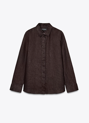 Нова сорочка 100% льон zara s