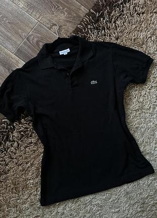 Чоловіче поло lacoste чорне