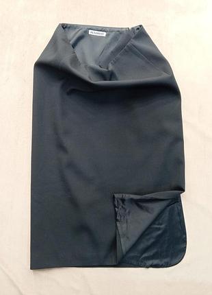 Спідниця jil sander чорна довга з розрізом