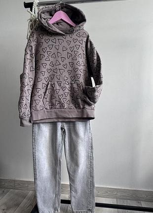 Джинси мом zara сірі 6