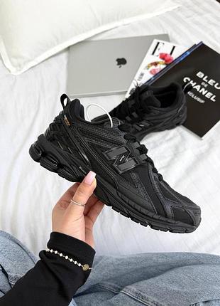 Черные кроссовки унисекс new balance 1906r black gore-tex cordura termo х нью беланс 39