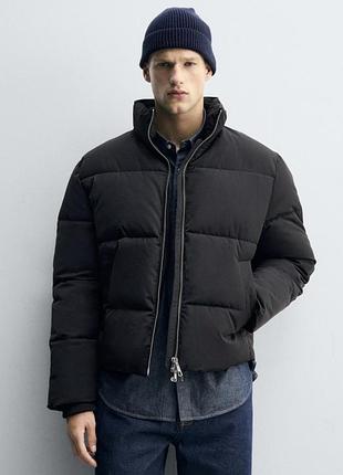 Зимова куртка zara пуфер zara p.s та м