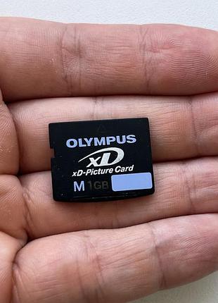 Флеш карта флешка olympus xd m 1gb xd-picture card