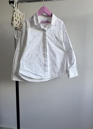 Сорочка zara в серцями 3