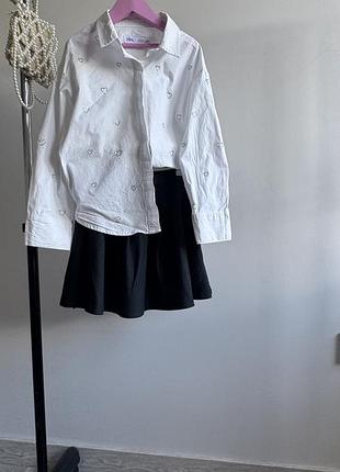 Сорочка zara в серцями 9