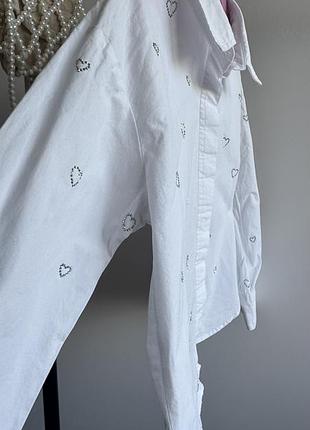 Сорочка zara в серцями 6