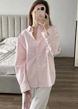 Жіноча сорочка в смужку від h&m