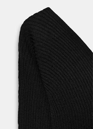 Лонгслів у рубчик від zara розміру м 8