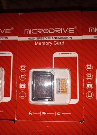 Карта памяти microdrive micro-sd 128, 256 гб до 90 мб/с, новая! 3