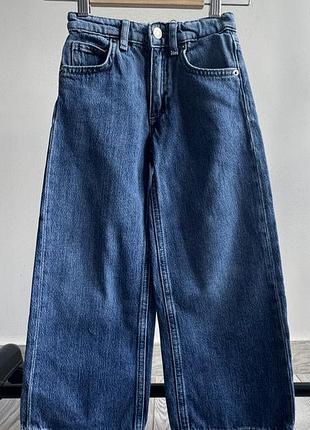 Джинси сині широкі zara 4