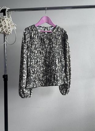 Блузка в квіти zara