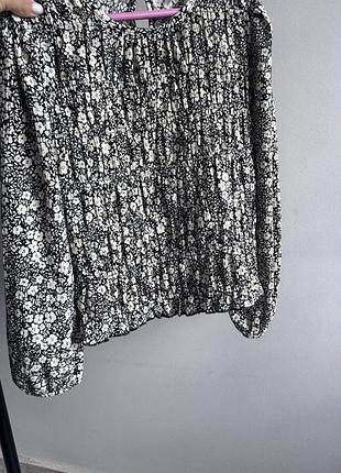 Блузка в квіти zara 4