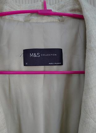 Классический льняной пиджак ms 4