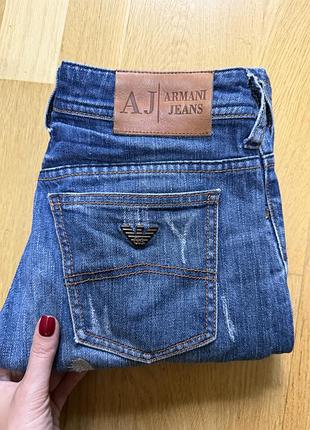 Джинси armani jeans сині xxs (оригінал)