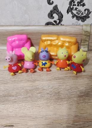 Іграшкові фігурки peppa pig набір