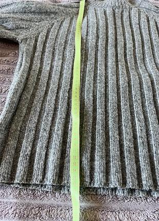 Светр жіночий гольф сірий 4