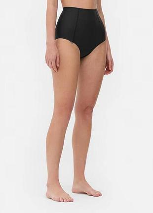 Жіночі коригуючі трусики з високою посадкою primark smoothing brief with lycra xs чорний т-1115/57