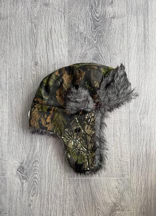 Шапка-вушанка realtree мисливська зимова шапка камуфляжна шапка вушанка