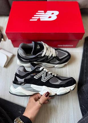 Термо new balance 9060 black/grey cordura